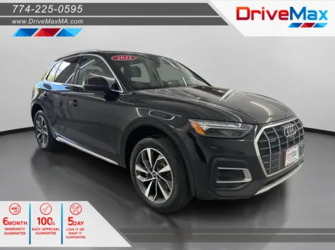 Black 2021 Audi Q5 45 TFSI Premium Plus Sport Utility 4D for sale in West Bridgewater, MA