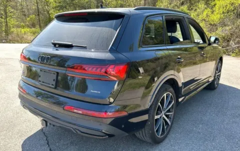 Black 2020 Audi Q7 55 TFSI Premium Plus Sport Utility 4D for sale in West Bridgewater, MA