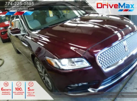 Red 2017 Lincoln Continental Select Sedan 4D for sale in West Bridgewater, MA