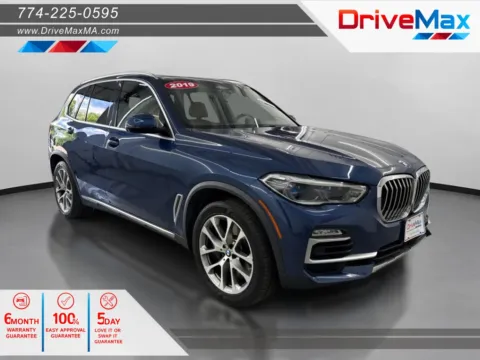 Blue 2019 BMW X5 xDrive40i Sport Utility 4D for sale in West Bridgewater, MA
