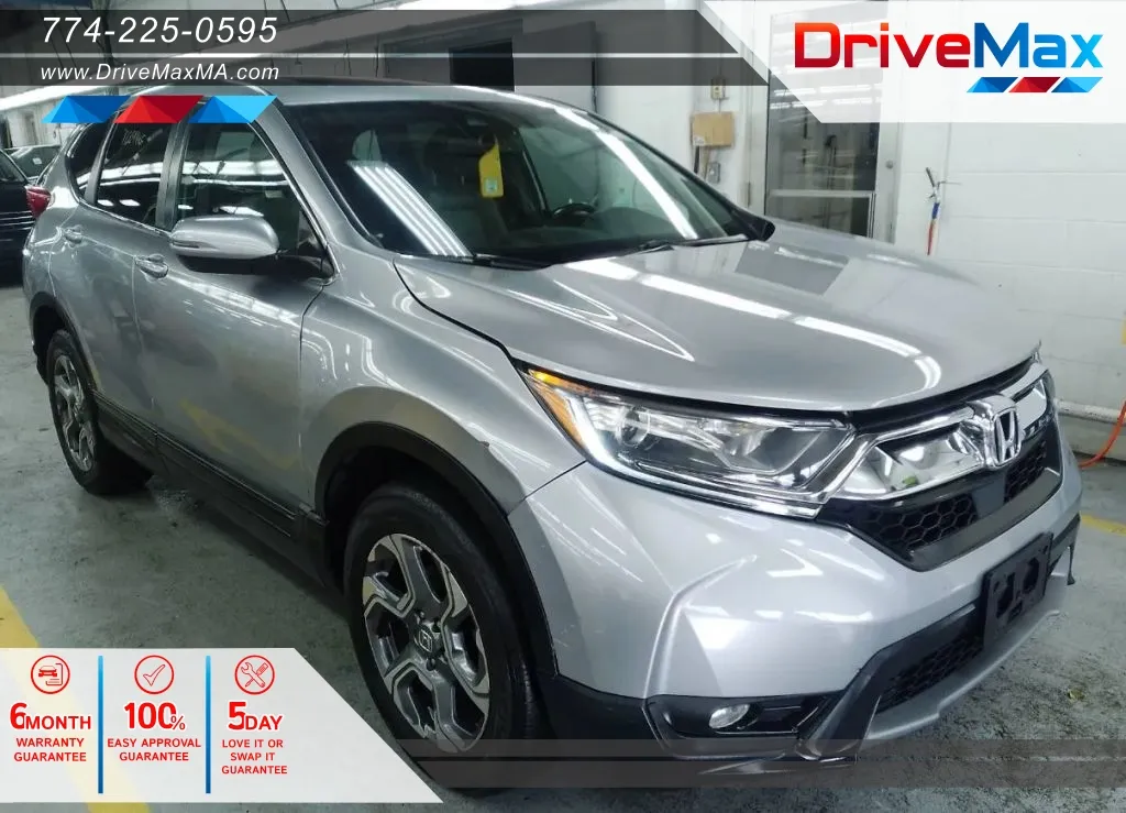 Silver 2019 Honda CR-V EX-L Sport Utility 4D for sale in West Bridgewater, MA