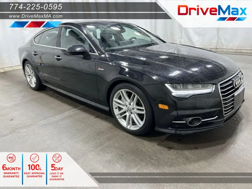 Black 2016 Audi A7 Premium Plus Sedan 4D for sale in West Bridgewater, MA