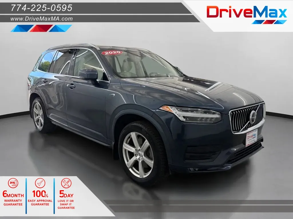 Blue 2020 Volvo XC90 T6 Momentum Sport Utility 4D for sale in West Bridgewater, MA