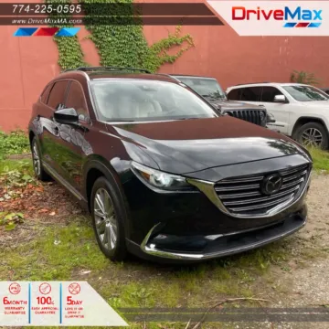 Black 2021 MAZDA CX-9 Signature Sport Utility 4D for sale in West Bridgewater, MA