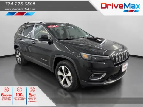 Black 2021 Jeep Cherokee Limited Sport Utility 4D for sale in West Bridgewater, MA