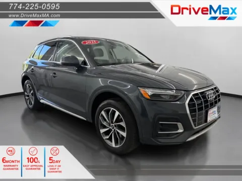Gray 2021 Audi Q5 45 TFSI Premium Plus Sport Utility 4D for sale in West Bridgewater, MA