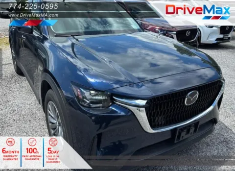Blue 2024 MAZDA CX-90 3.3 Turbo Preferred Plus Sport Utility 4D for sale in West Bridgewater, MA