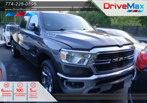 Gray 2019 Ram 1500 Crew Cab Big Horn Pickup 4D 6 1/3 ft for sale in West Bridgewater, MA