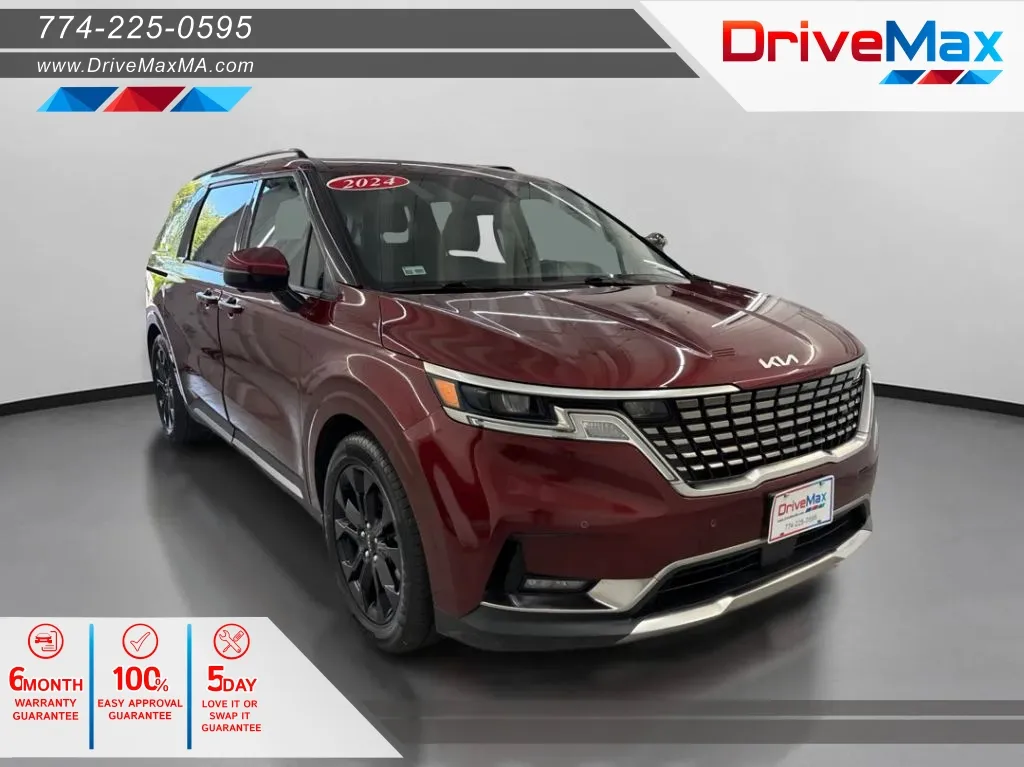 Red 2024 Kia Carnival SX Van 4D for sale in West Bridgewater, MA