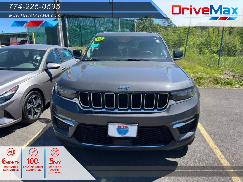Gray 2022 Jeep Grand Cherokee 4xe Sport Utility 4D for sale in West Bridgewater, MA