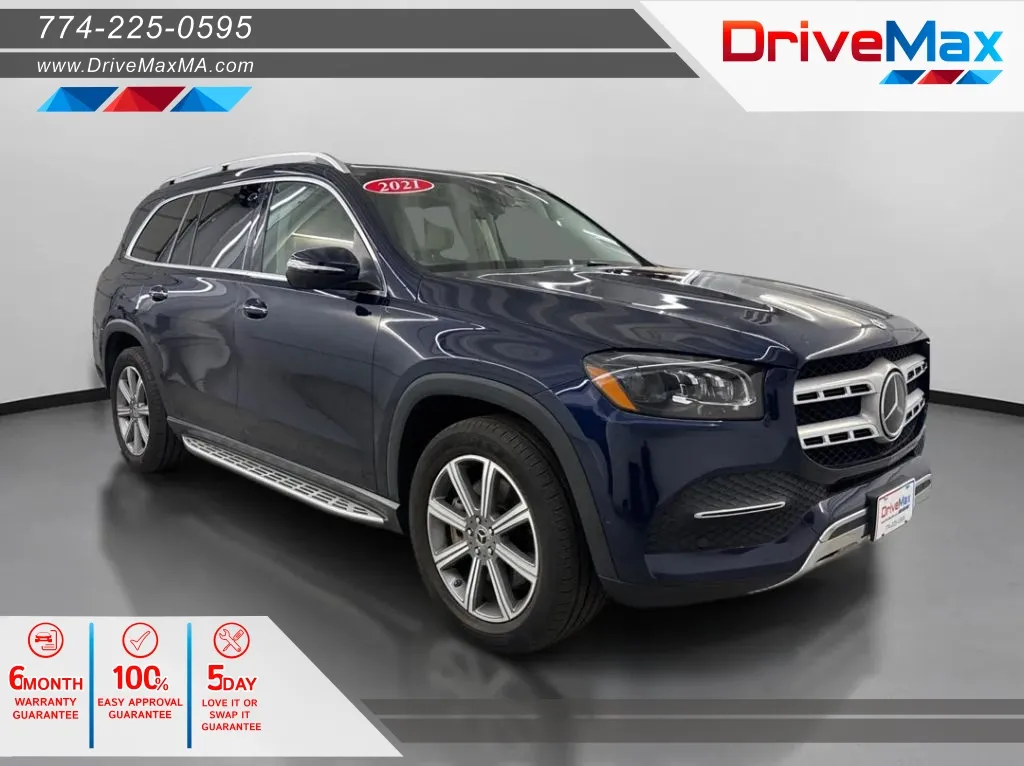 Gray 2021 Mercedes-Benz GLS 450 4MATIC Sport Utility 4D for sale in West Bridgewater, MA