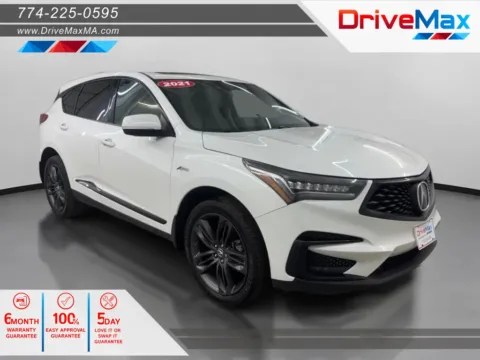 White 2021 Acura RDX SH-AWD w/A-SPEC Pkg Sport Utility 4D for sale in West Bridgewater, MA