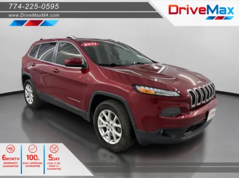 Red 2017 Jeep Cherokee Latitude Sport Utility 4D for sale in West Bridgewater, MA