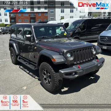 Gray 2019 Jeep Wrangler Unlimited Rubicon Sport Utility 4D for sale in West Bridgewater, MA