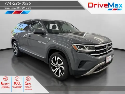 Gray 2021 Volkswagen Atlas Cross Sport SEL Premium 4Motion Sport Utility 4D for sale in West Bridgewater, MA