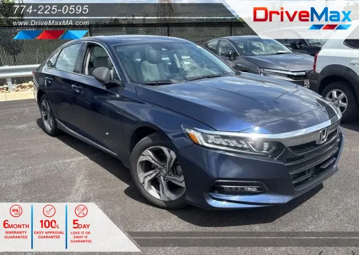 Blue 2019 Honda Accord EX Sedan 4D for sale in West Bridgewater, MA