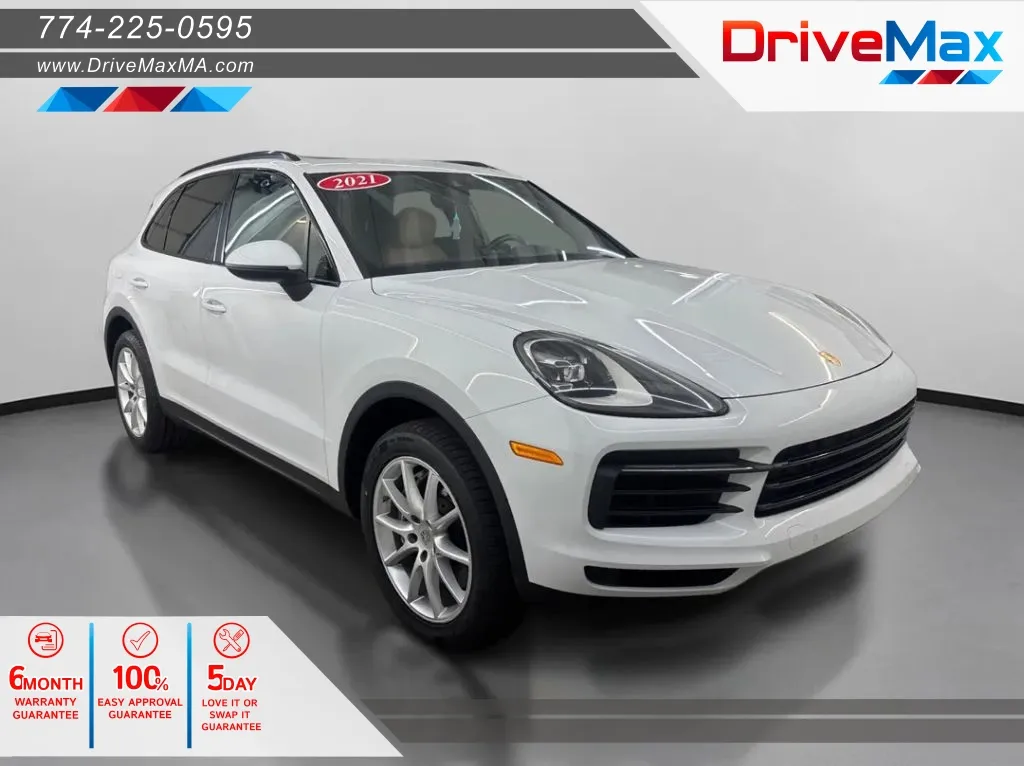 White 2021 Porsche Cayenne Sport Utility 4D for sale in West Bridgewater, MA