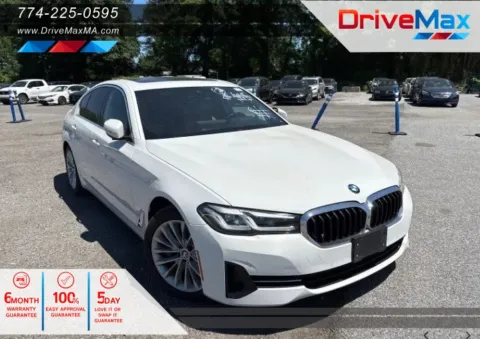 White 2021 BMW 5 Series 540i xDrive Sedan 4D for sale in West Bridgewater, MA
