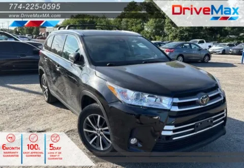 Black 2019 Toyota Highlander XLE Sport Utility 4D for sale in West Bridgewater, MA