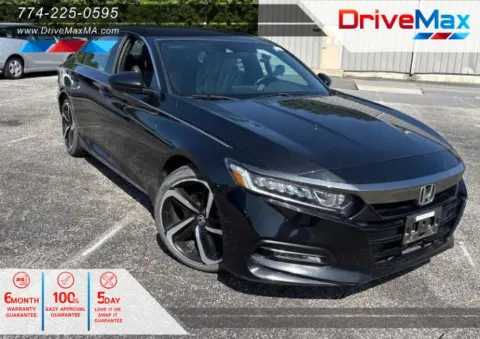 Black 2018 Honda Accord Sport Sedan 4D for sale in West Bridgewater, MA