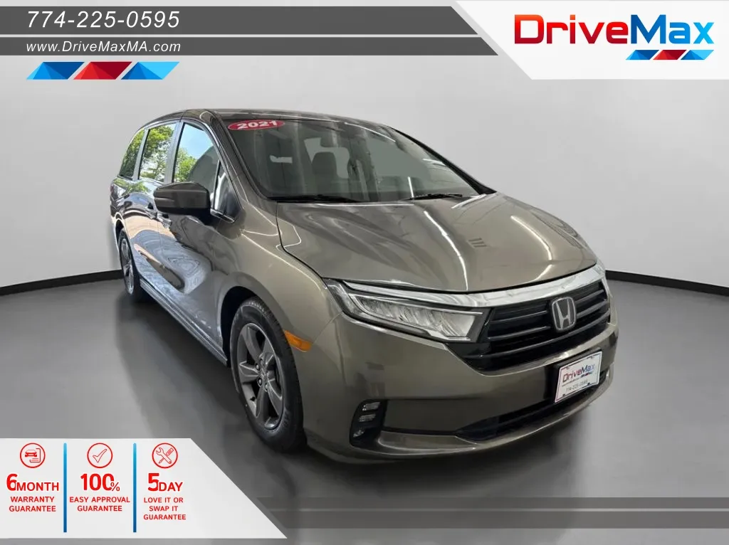 Gray 2021 Honda Odyssey EX Minivan 4D for sale in West Bridgewater, MA