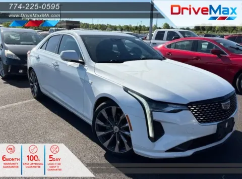 White 2021 Cadillac CT4 Luxury Sedan 4D for sale in West Bridgewater, MA