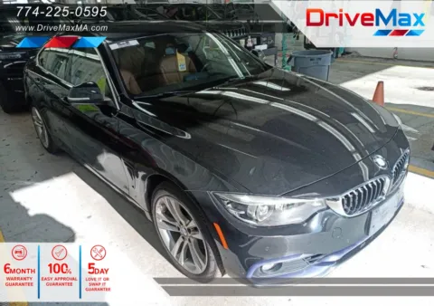 Black 2019 BMW 4 Series 430i xDrive Gran Coupe Sedan 4D for sale in West Bridgewater, MA
