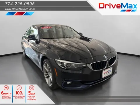Black 2019 BMW 4 Series 430i xDrive Gran Coupe Sedan 4D for sale in West Bridgewater, MA