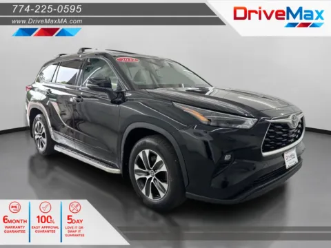 Blue 2022 Toyota Highlander XLE Sport Utility 4D for sale in West Bridgewater, MA