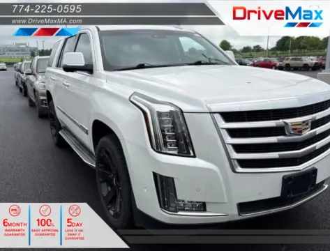 White 2019 Cadillac Escalade Luxury Sport Utility 4D for sale in West Bridgewater, MA