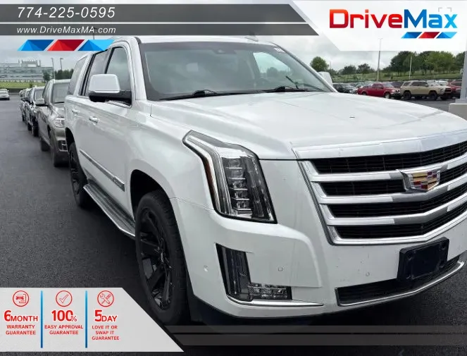 White 2019 Cadillac Escalade Luxury Sport Utility 4D for sale in West Bridgewater, MA