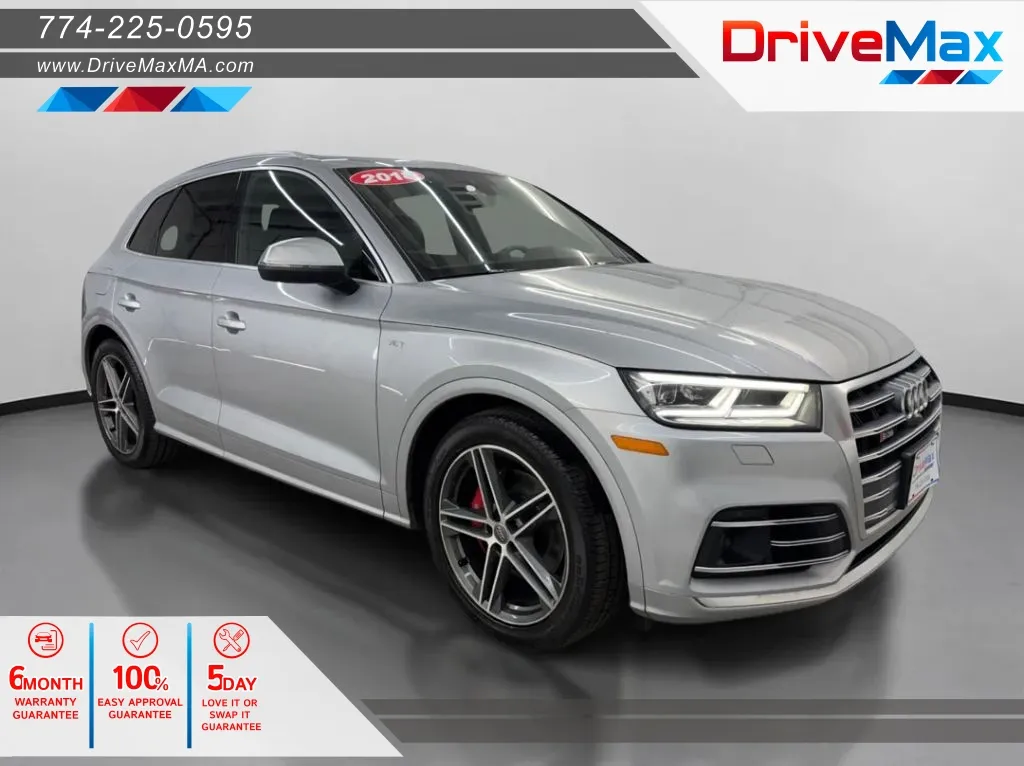 Gray 2018 Audi SQ5 Prestige Sport Utility 4D for sale in West Bridgewater, MA