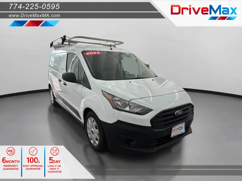 White 2022 Ford Transit Connect Cargo Van XL Van 4D for sale in West Bridgewater, MA