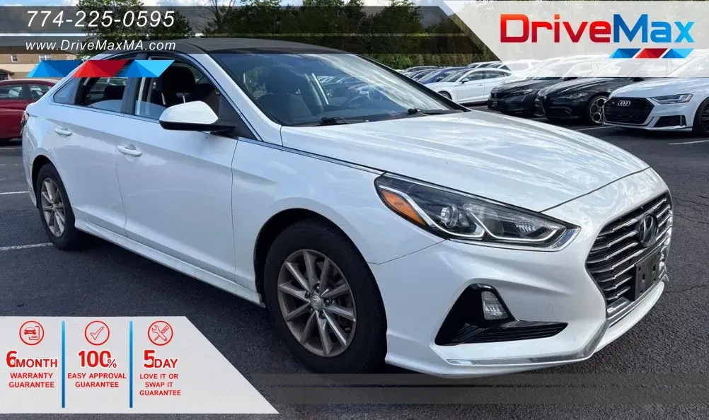 White 2019 Hyundai Sonata SE Sedan 4D for sale in West Bridgewater, MA
