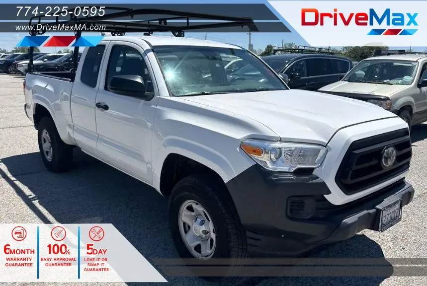 White 2020 Toyota Tacoma Access Cab SR Pickup 4D 6 ft for sale in West Bridgewater, MA