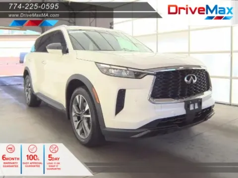 White 2023 INFINITI QX60 LUXE Sport Utility 4D for sale in West Bridgewater, MA