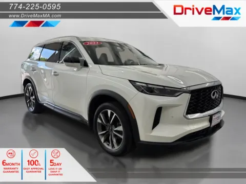 White 2023 INFINITI QX60 LUXE Sport Utility 4D for sale in West Bridgewater, MA