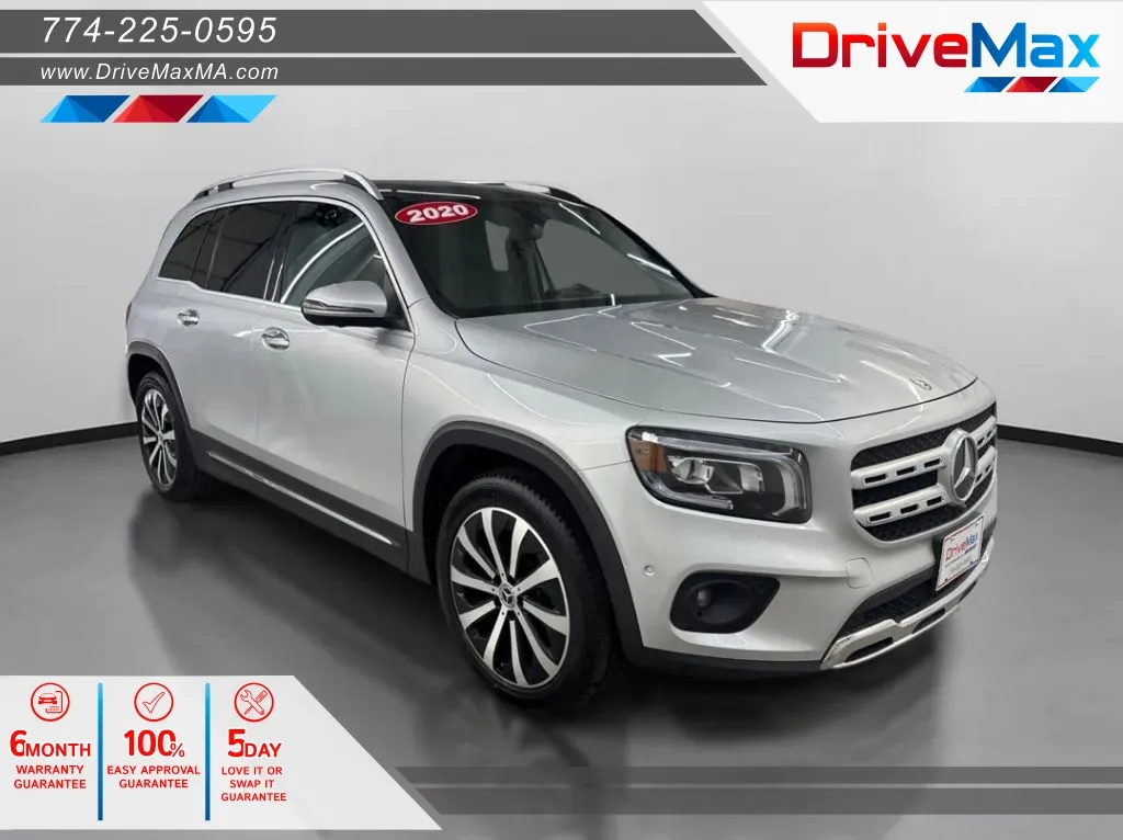 Silver 2020 Mercedes-Benz GLB 250 4MATIC Sport Utility 4D for sale in West Bridgewater, MA