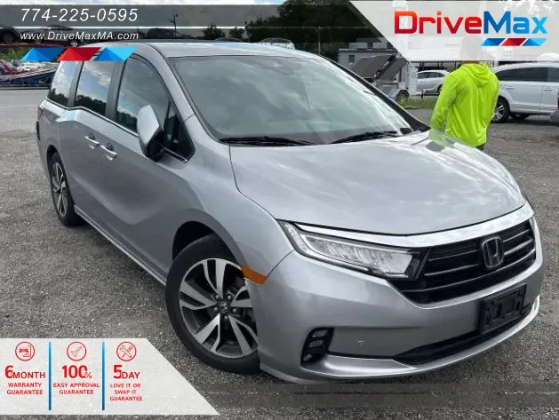 Silver 2023 Honda Odyssey Touring Minivan 4D for sale in West Bridgewater, MA