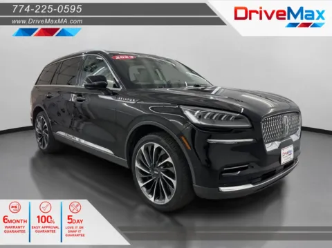 Black 2023 Lincoln Aviator Reserve Sport Utility 4D for sale in West Bridgewater, MA