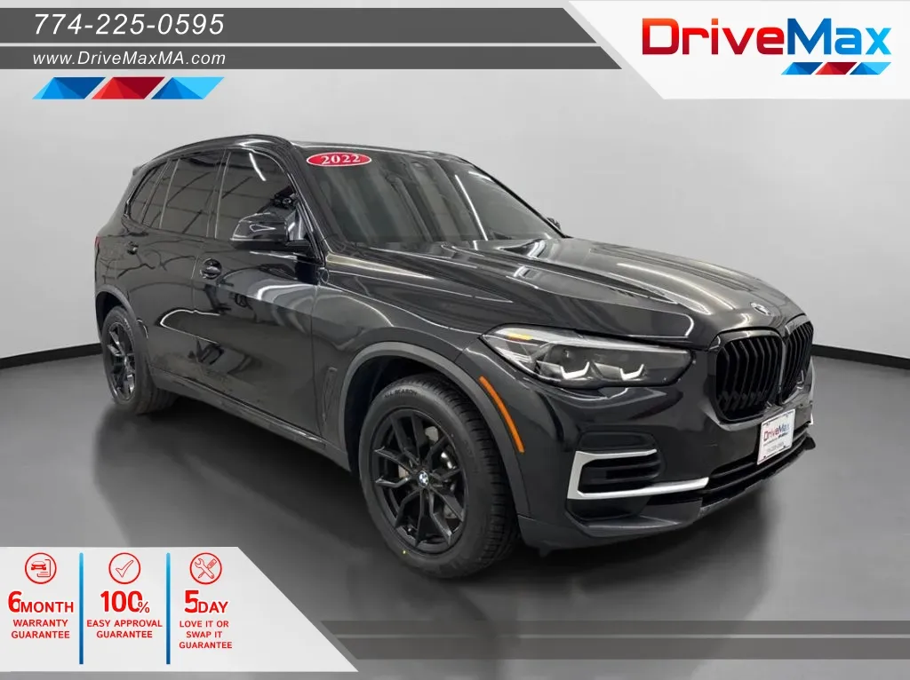 Black 2022 BMW X5 xDrive40i Sport Utility 4D for sale in West Bridgewater, MA