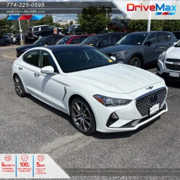 White 2021 Genesis G70 3.3T Sedan 4D for sale in West Bridgewater, MA