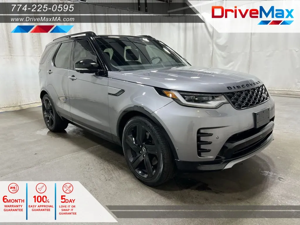 Gray 2023 Land Rover Discovery P360 HSE R Dynamic Sport Utility 4D for sale in West Bridgewater, MA
