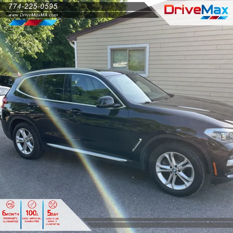 Black 2020 BMW X3 xDrive30i Sport Utility 4D for sale in West Bridgewater, MA