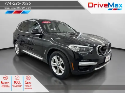 Black 2020 BMW X3 xDrive30i Sport Utility 4D for sale in West Bridgewater, MA