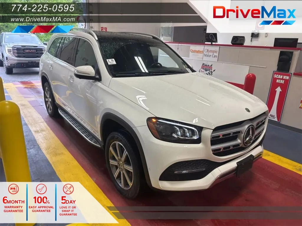White 2020 Mercedes-Benz GLS 450 4MATIC Sport Utility 4D for sale in West Bridgewater, MA