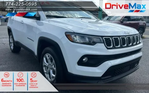 White 2024 Jeep Compass Latitude Sport Utility 4D for sale in West Bridgewater, MA