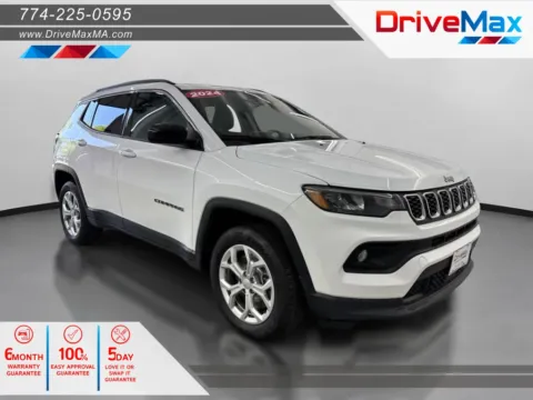White 2024 Jeep Compass Latitude Sport Utility 4D for sale in West Bridgewater, MA