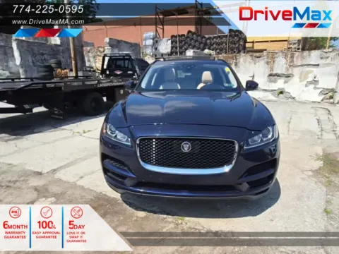 Blue 2019 Jaguar F-PACE 25t Premium Sport Utility 4D for sale in West Bridgewater, MA