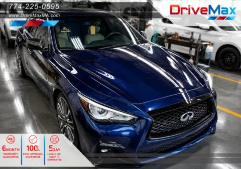 Blue 2021 INFINITI Q50 RED SPORT 400 Sedan 4D for sale in West Bridgewater, MA